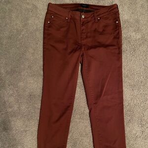 ⚡️women’s Burgundy celebrity pink denim jeans